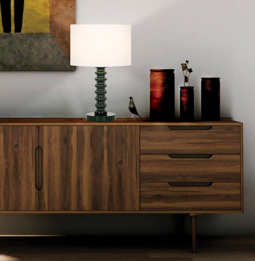 Lampa de masa cu baza verde Viridi