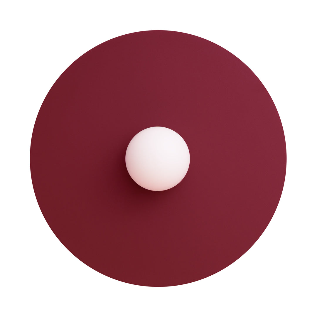 Aplica de perete Ake 50 finisaj burgundy