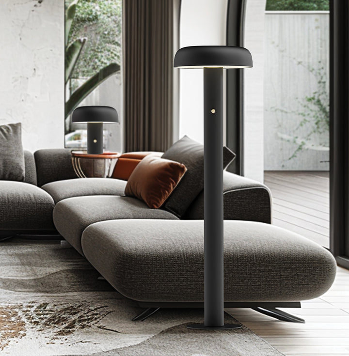 Lampa de masa neagra cu intrerupator dimabil Deva