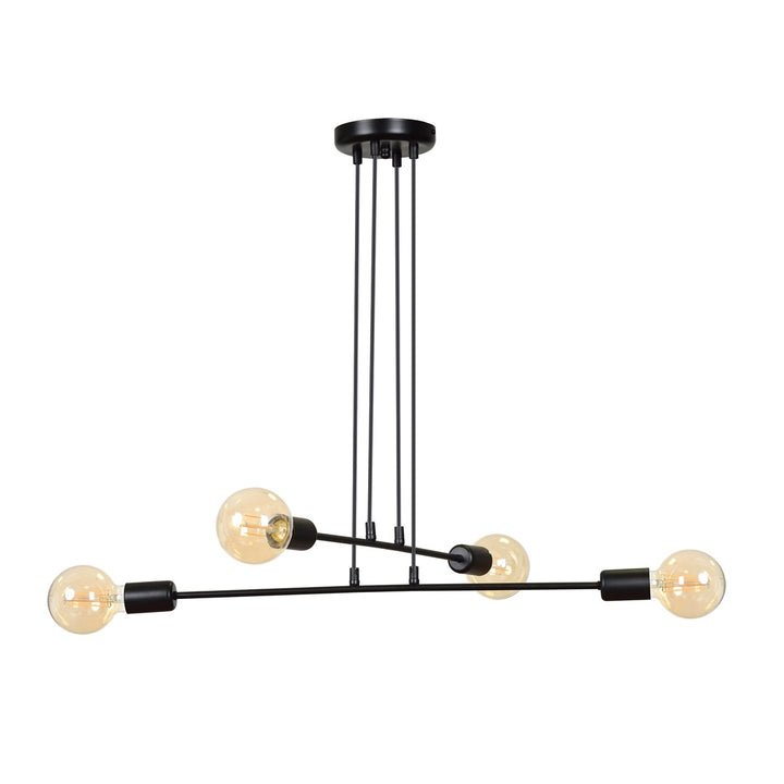 Lustra suspendata MULTIPO 4 neagra