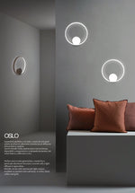 Aplica in forma de cerc cu un al doilea cerc interior OSLO by Sikrea