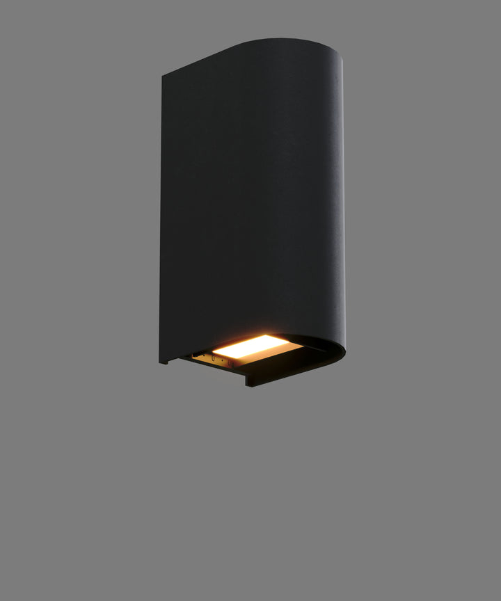 Lumina pentru perete exterior BADIA 12W Negru IP65 MAXLIGHT W0469