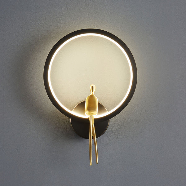 Aplica de perete led design figurina Amici 27cm