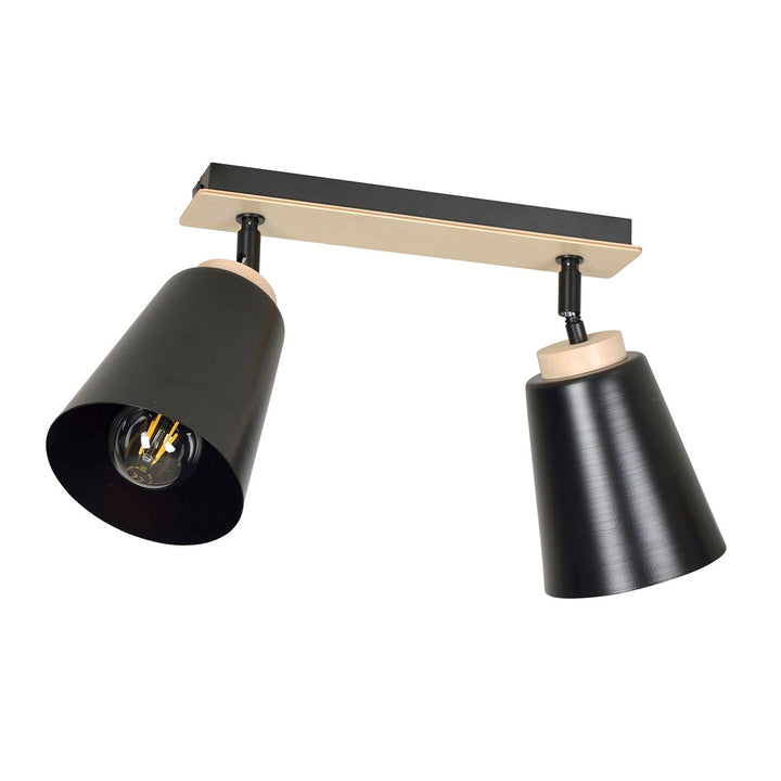 Plafoniera ATLAS 2 neagra