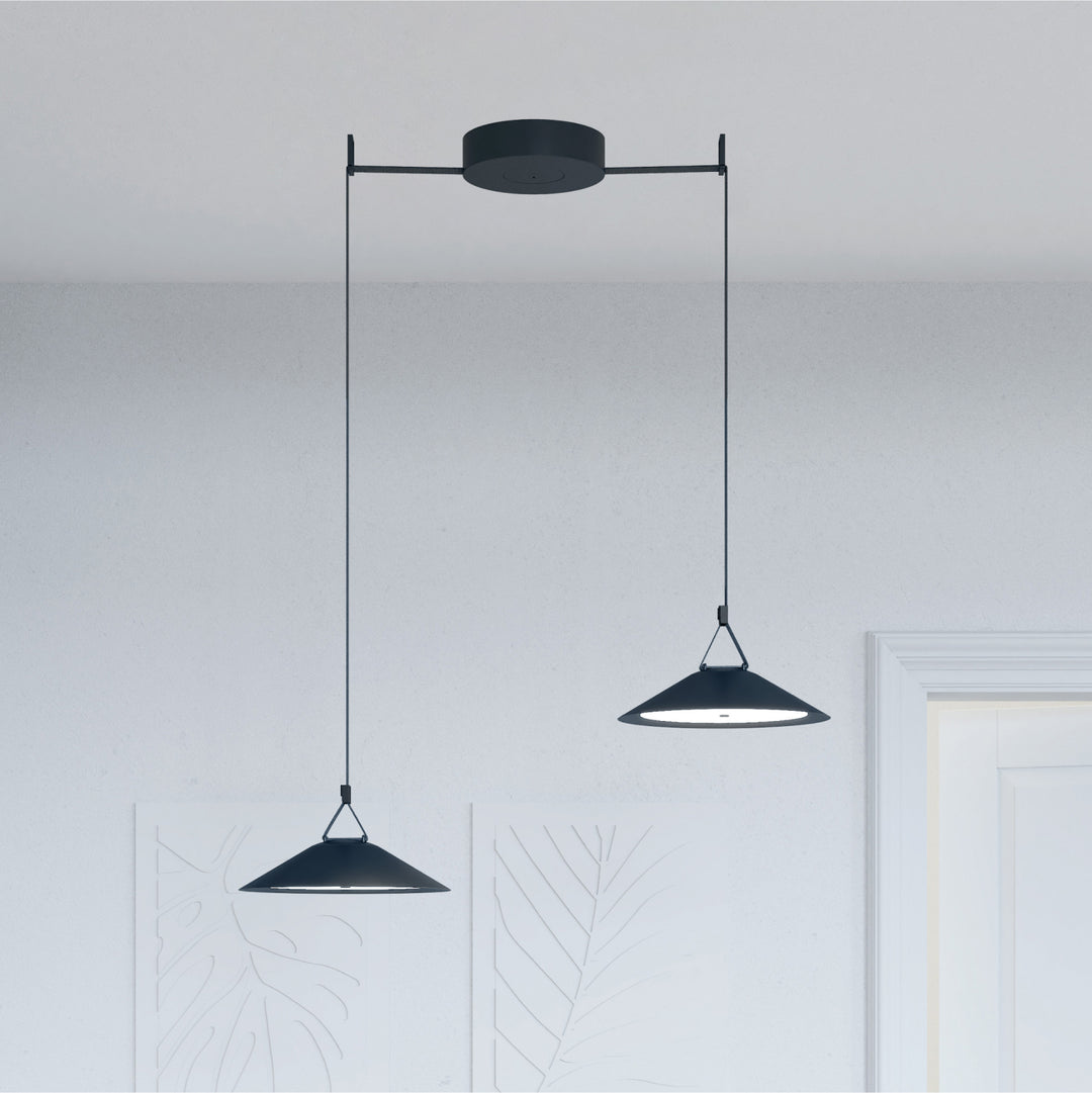 Spot negru LED pe șină Belty Flow 20W 3000K