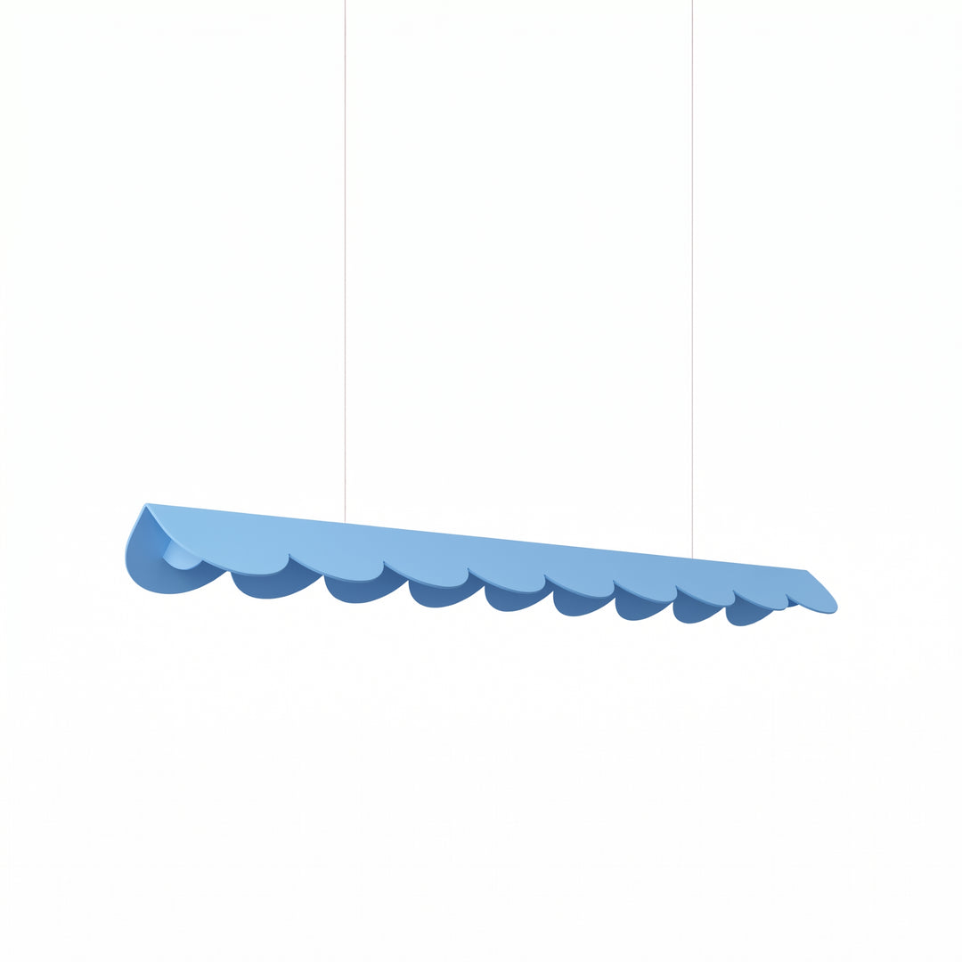 Lustra suspendata Biscuit 100 finisaj albastru deschis LED 3000K