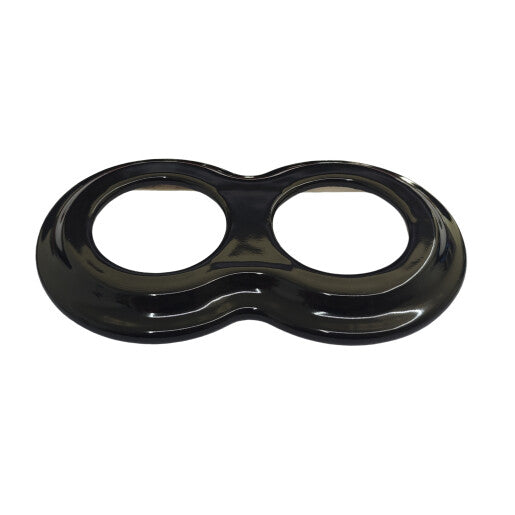 Rama ceramica incastrata dubla neagra