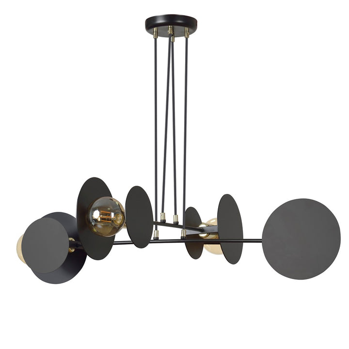 Lustra suspendata IDEA 4 neagra