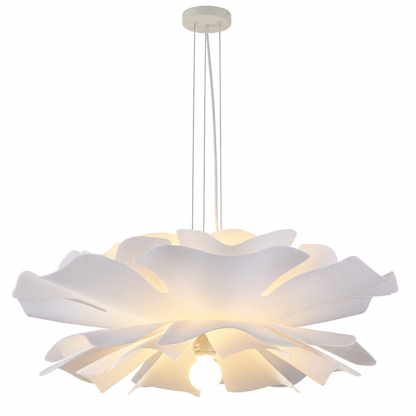 Lustra alba design floare Peony Step into Design 90cm