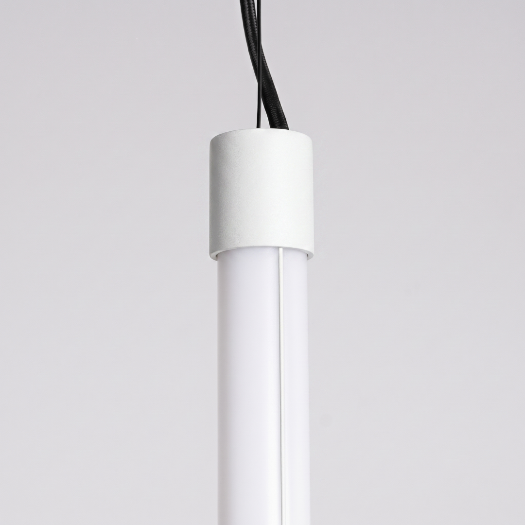 Pendul Trang 50cm finisaj alb LED 4000K