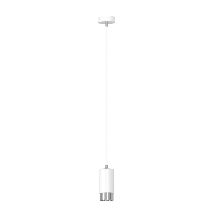 Pendul FUMIKO 1 alb cu crom