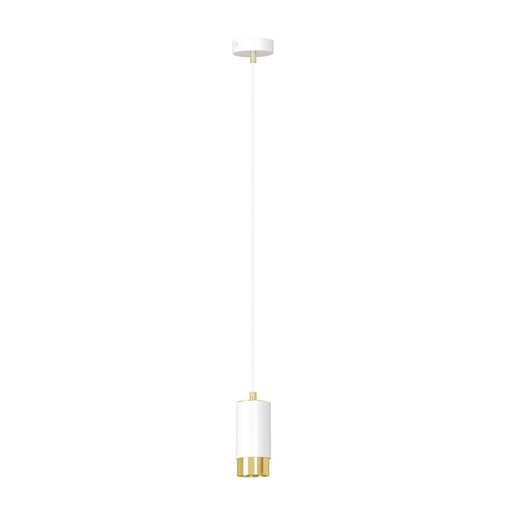 Pendul FUMIKO 1 alb cu auriu