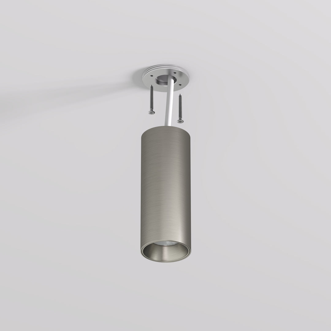Spot LED aplicat 7W Shine Tube nichel inchis