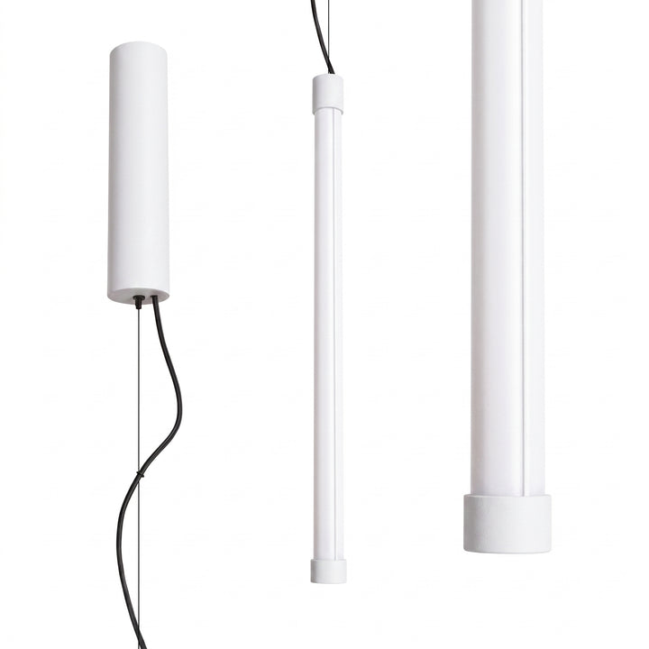 Pendul Trang 50cm finisaj alb LED 4000K