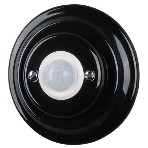 Senzor de miscare incastrat ceramic negru