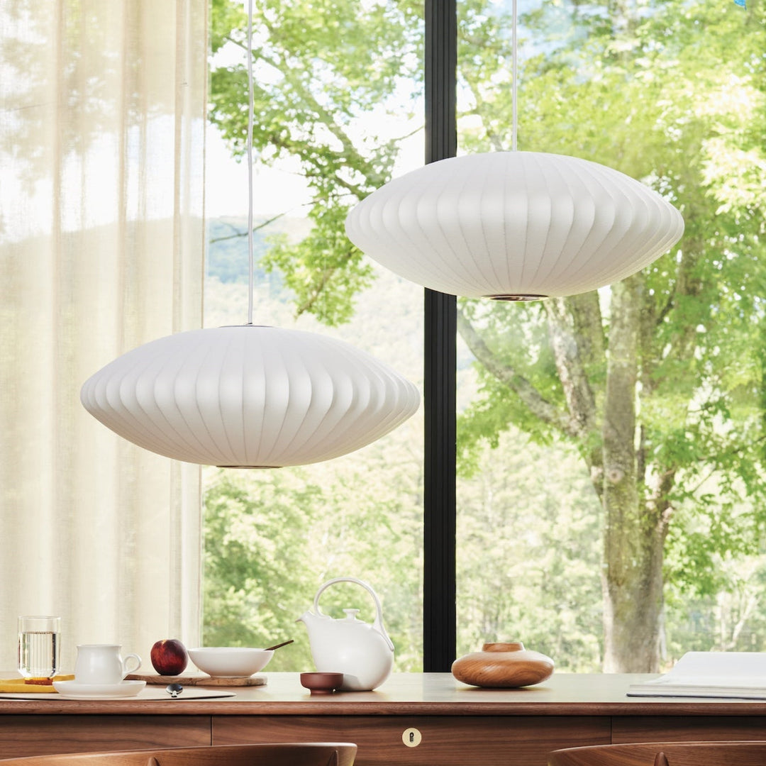 Lustra alba design nordic Silk