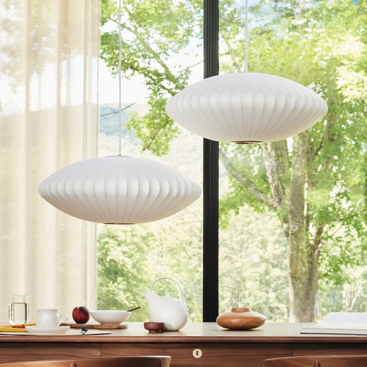 Lustra alba design nordic Silk