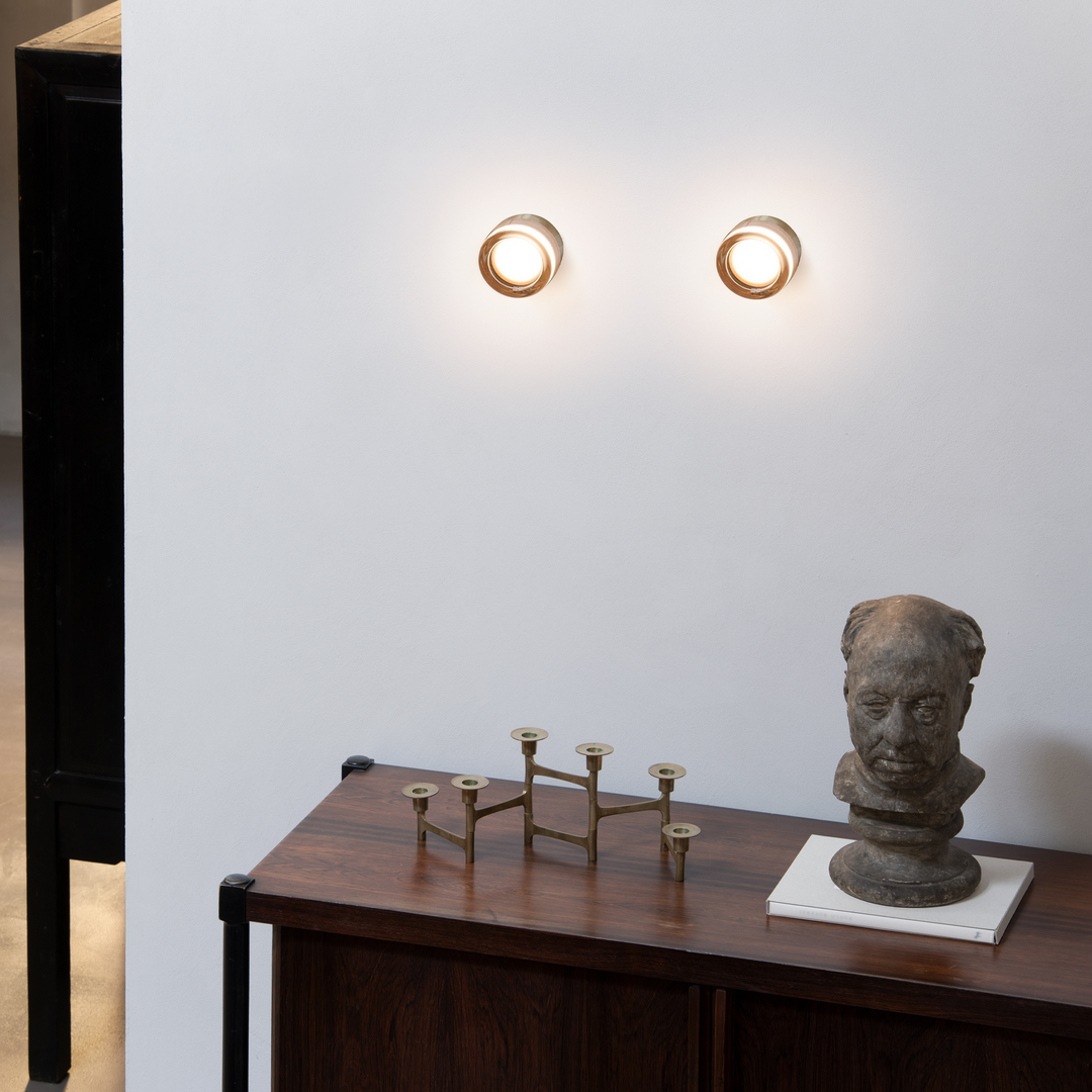 Aplica de perete rotunda din sticla  IP44 Lolly Ideal Lux