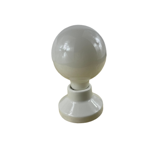 Dulie ceramica - aplicata E27 dreapta alba