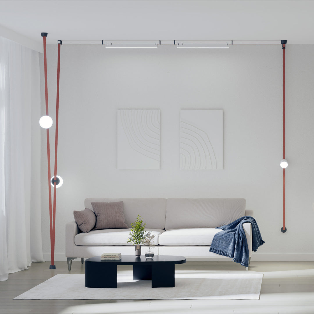 Spot LED pe șină Belty Orb d180mm 10W 3000K