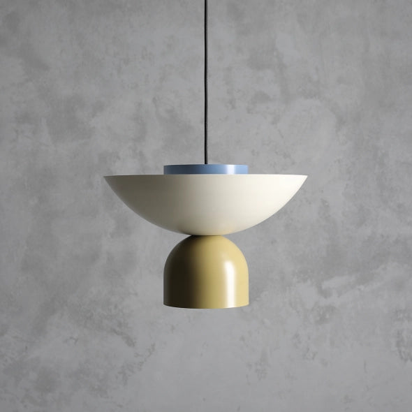 Pendul ILIA Crem Inchis + Albastru Prafuit + Fistic (37 + 15 + 15)