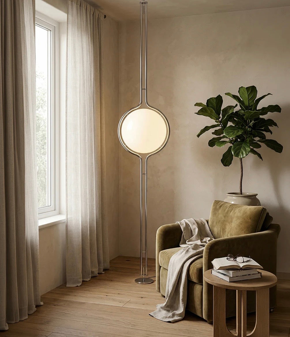 Lampadar tija crom suspendat bauhaus Adromeda Design