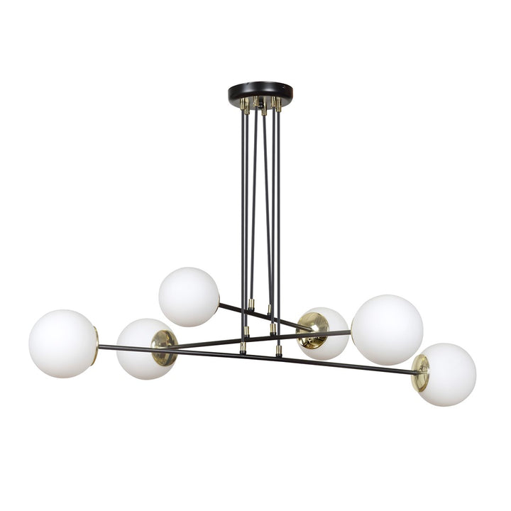 Lustra suspendata OGNIS 6 neagra
