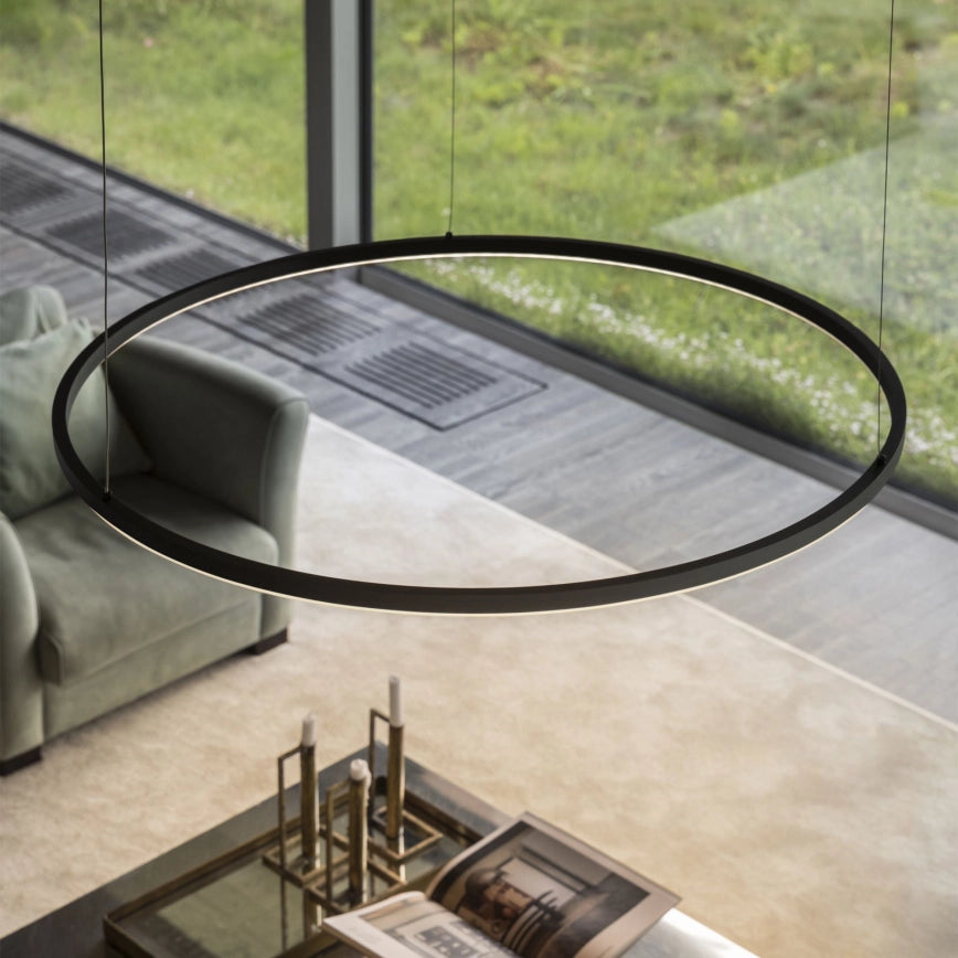 Lustra cerc slim led Oracle 70cm Ideal Lux