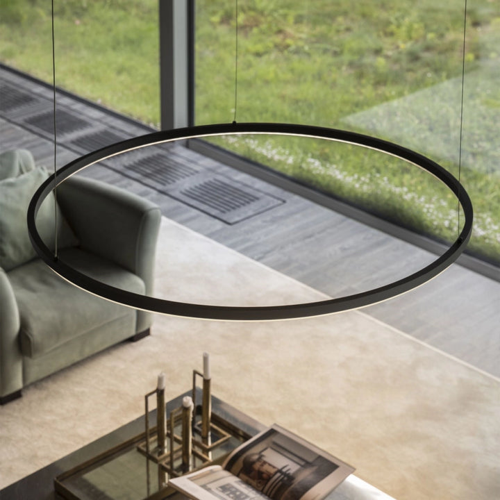Lustra cerc slim led Oracle 70cm Ideal Lux