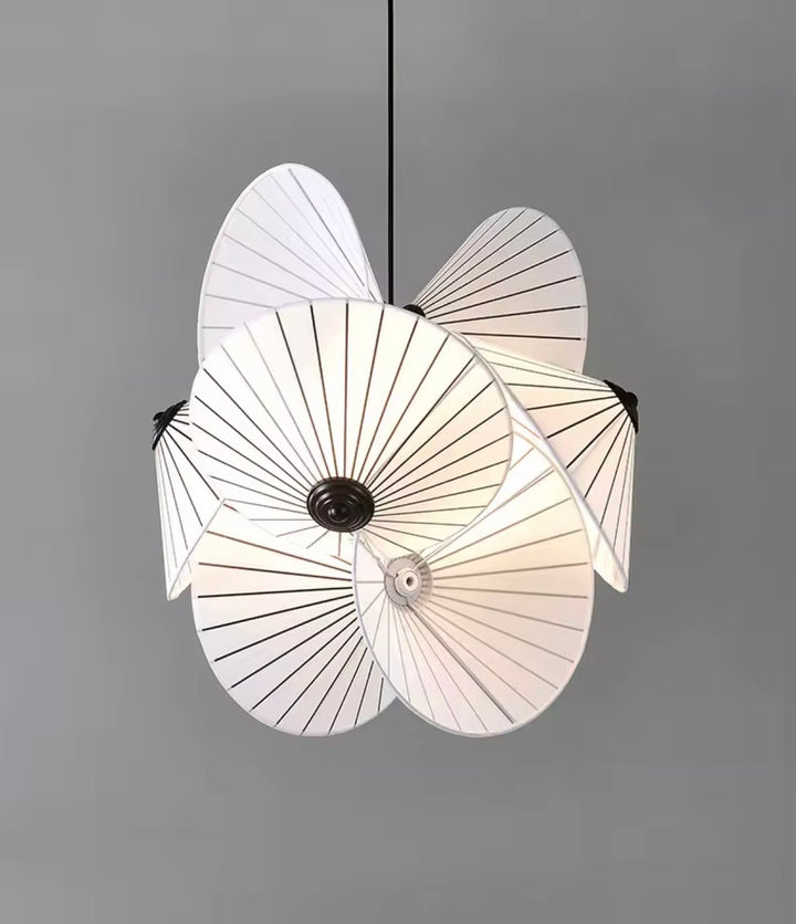 Lustra de design alb cu negru Seray