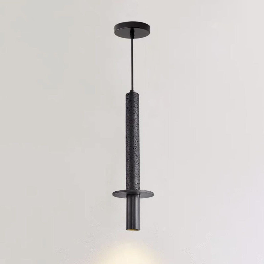 Pendul led design travertin Japandi