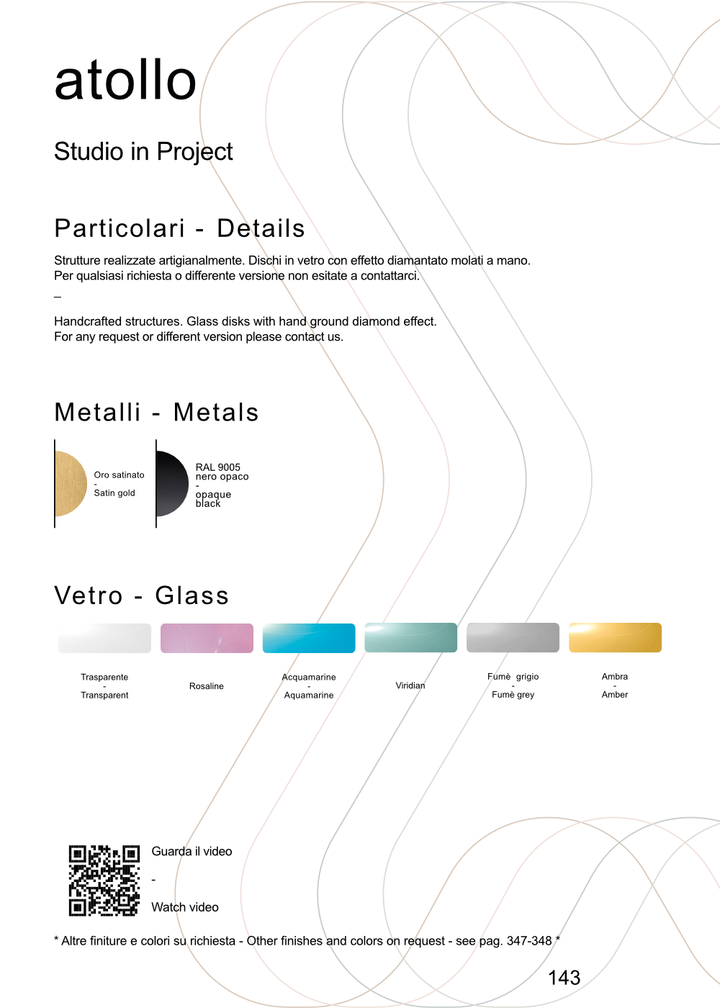 Lampa de masa Atollo by Twenty Brand Design