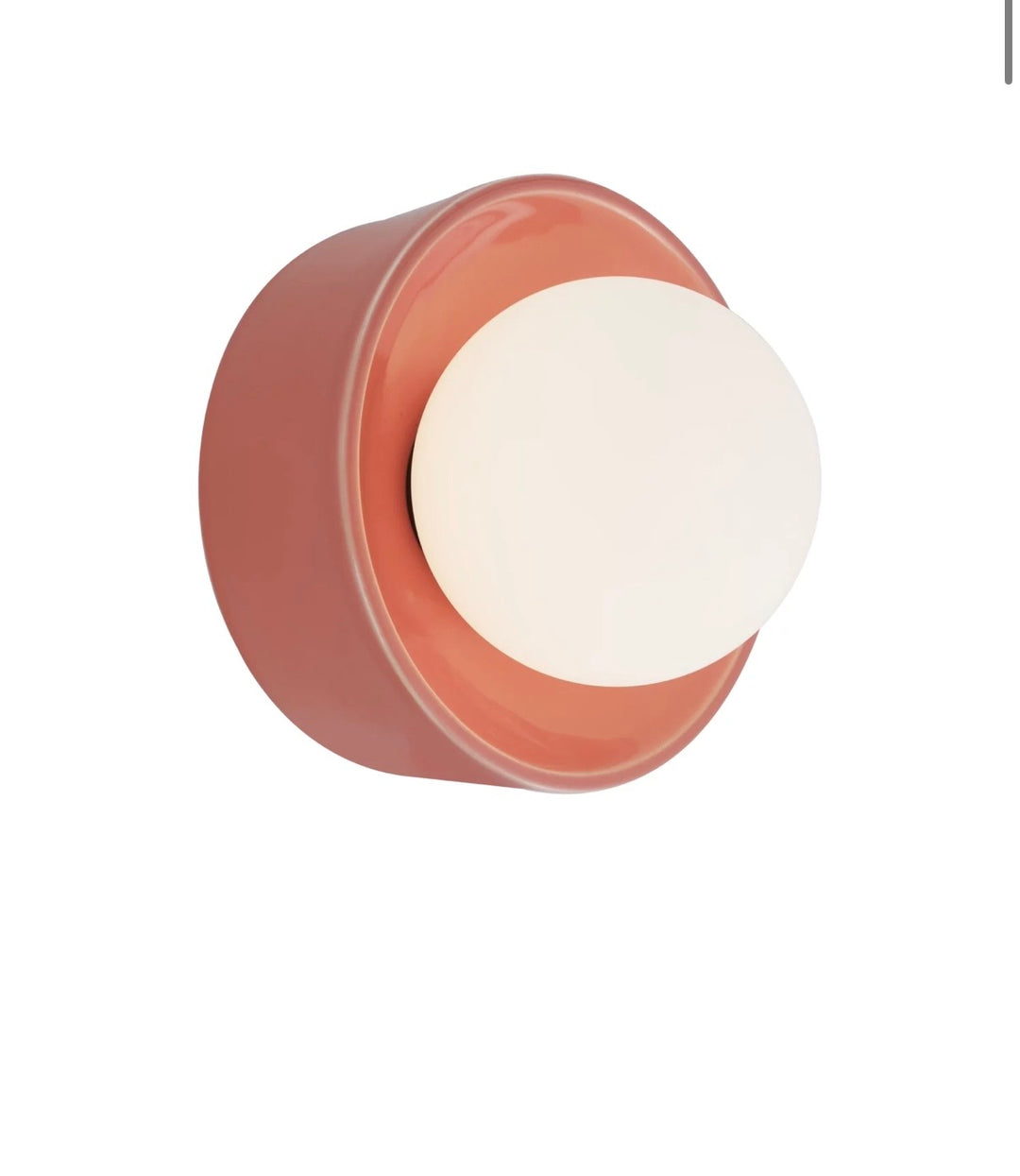 Aplica de perete rotunda ceramica RAINBOW Roz MAXLIGHT