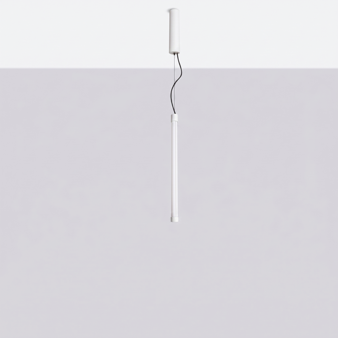 Pendul Trang 50cm finisaj alb LED 4000K