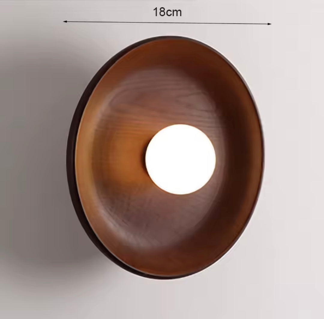 Aplica rotunda design Japandi Wood Hazel