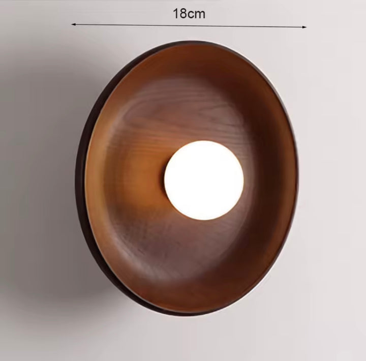 Aplica rotunda design Japandi Wood Hazel