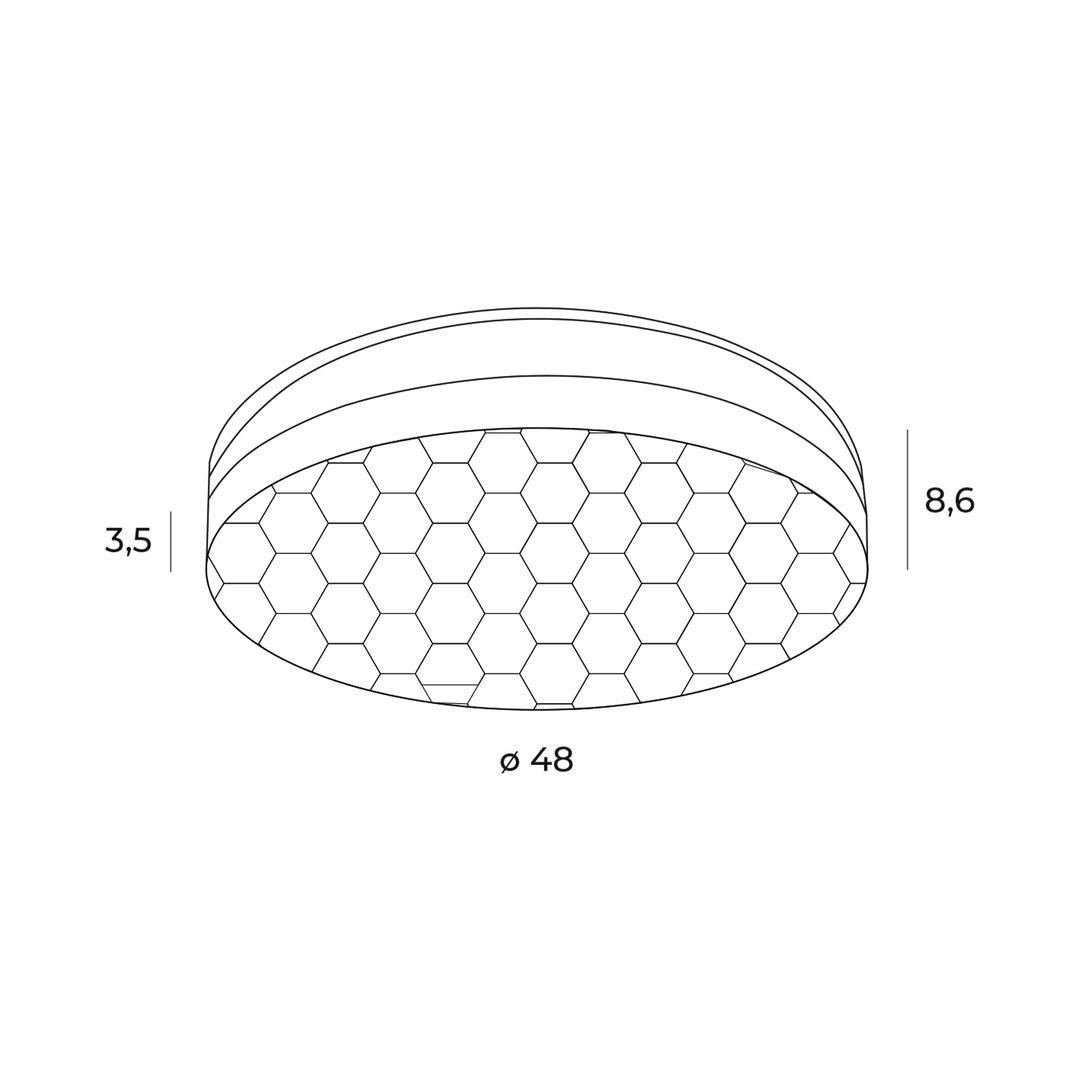 Plafoniera Sekko Maxlight C0218