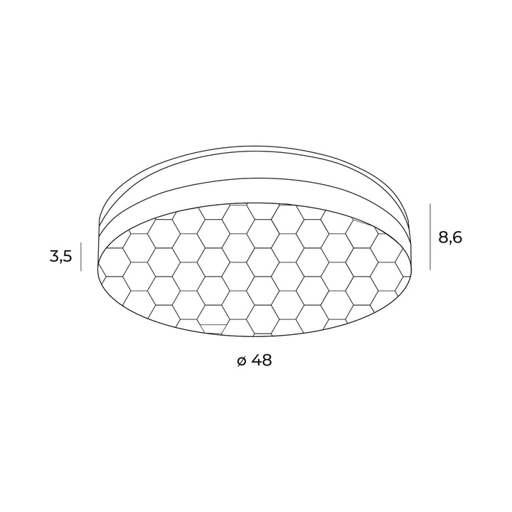 Plafoniera Sekko Maxlight C0218