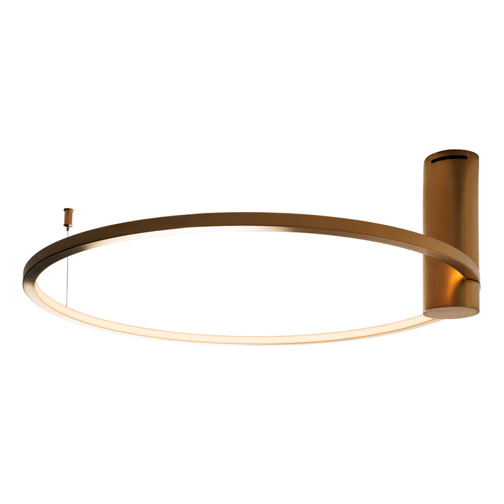 Plafoniera Queen 60cm auriu periat 15w 3000k Maxlight C0239