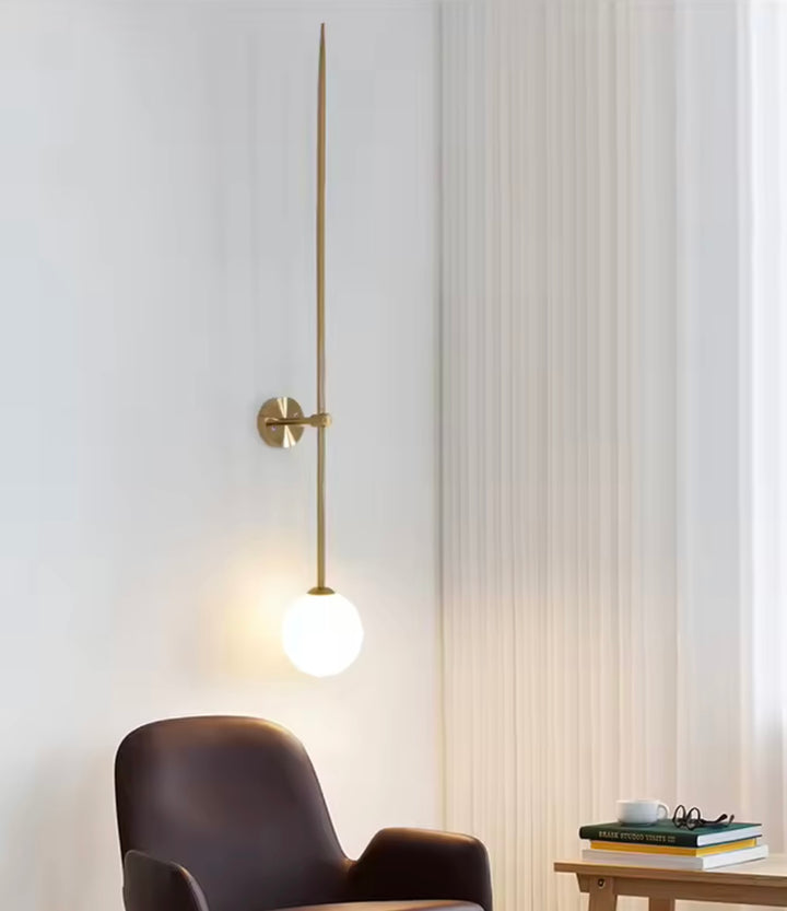 Aplica perete lunga minimalista Pipe