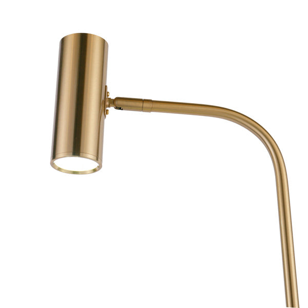 Lampadar led de design cu marmura si masura de cafea Vincent