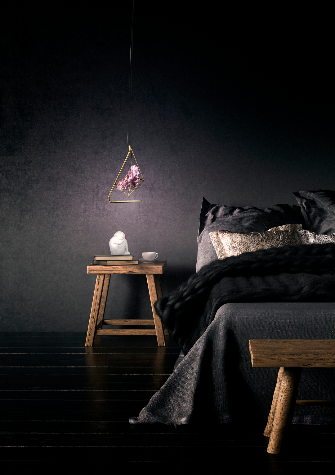 Lustra luxury cristal decorativa Cryrock by Twenty Brand Design