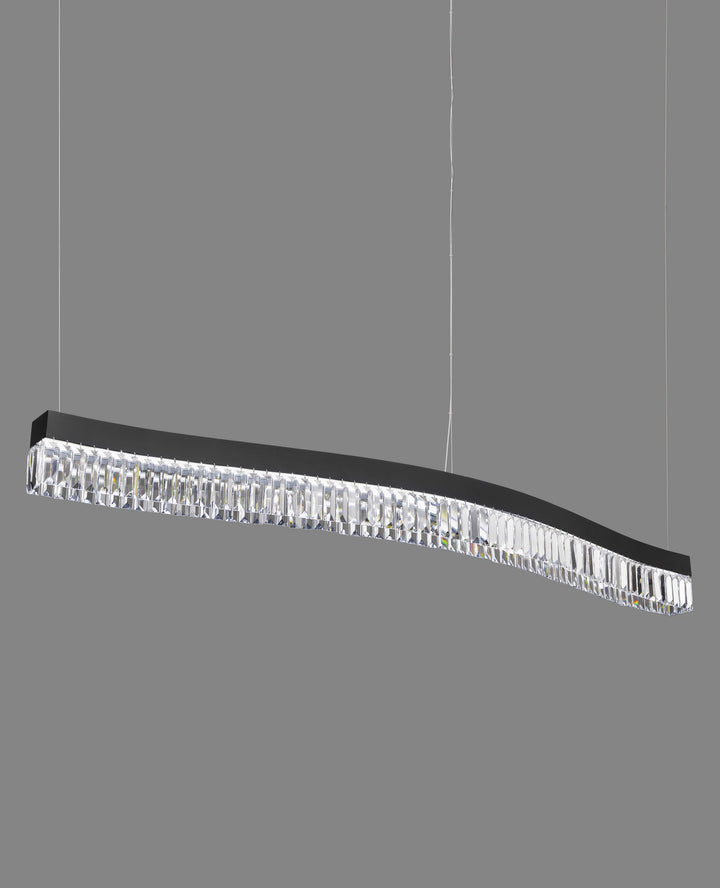 Lustra cu cristale Way Curve by Euroluce