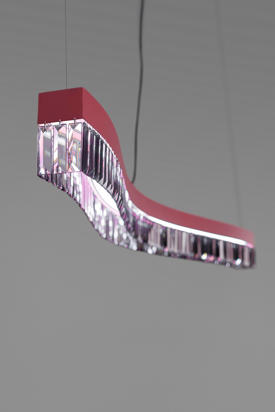 Lustra cu cristale Way Curve by Euroluce