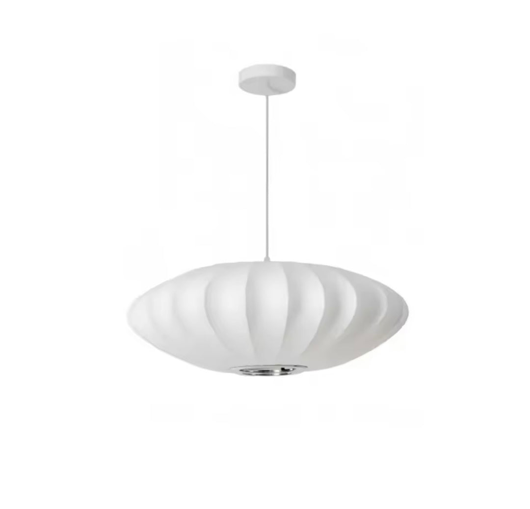 Lustra alba design nordic Silk