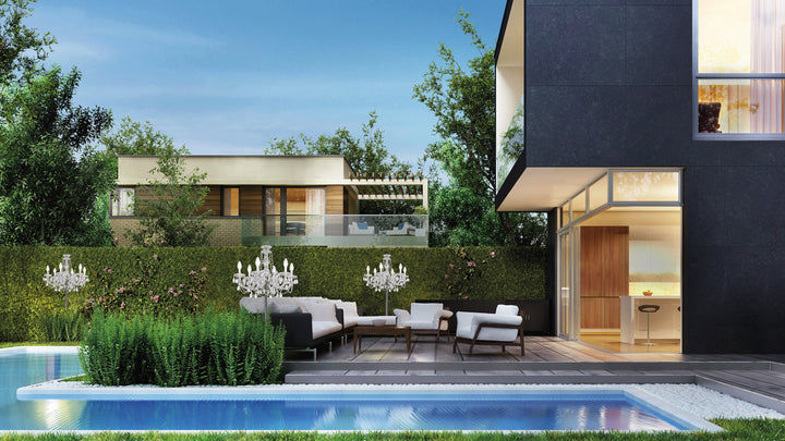 Lampadar exterior tip candelabru Drylight