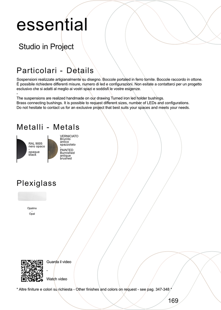 Lampa suspendata Essential Linear by Twenty Brand Design
