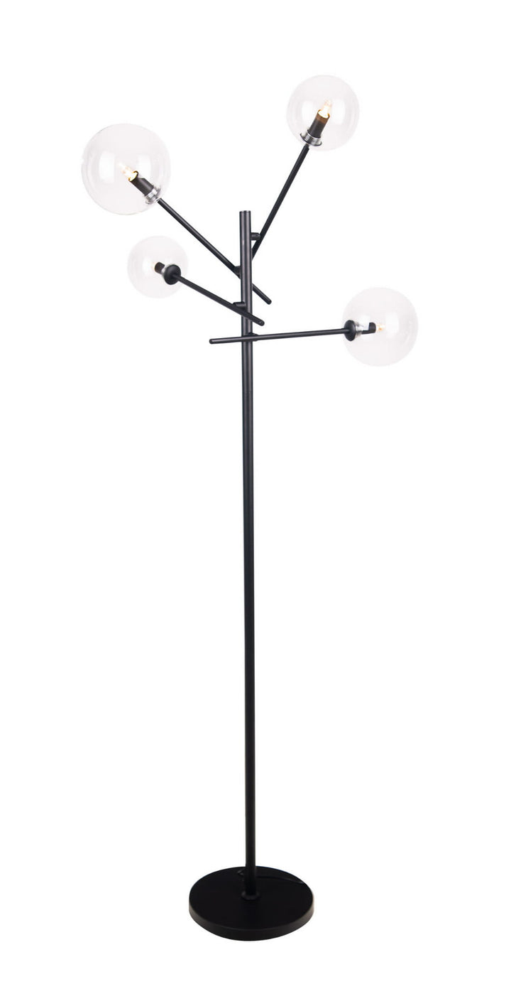 Lampadar Lollipop negru Maxlight F0051