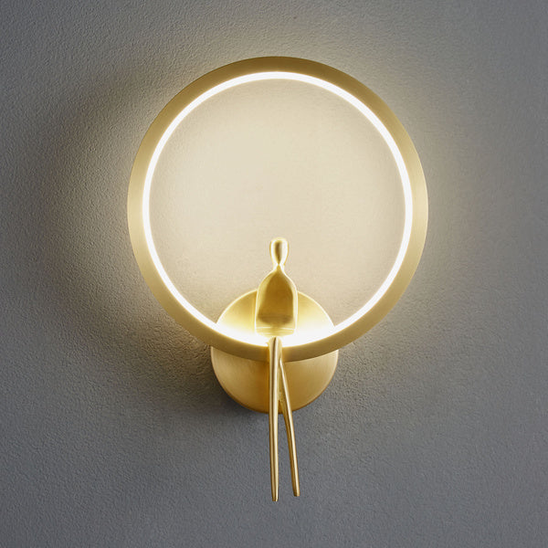 Aplica de perete led design figurina Amici 27cm
