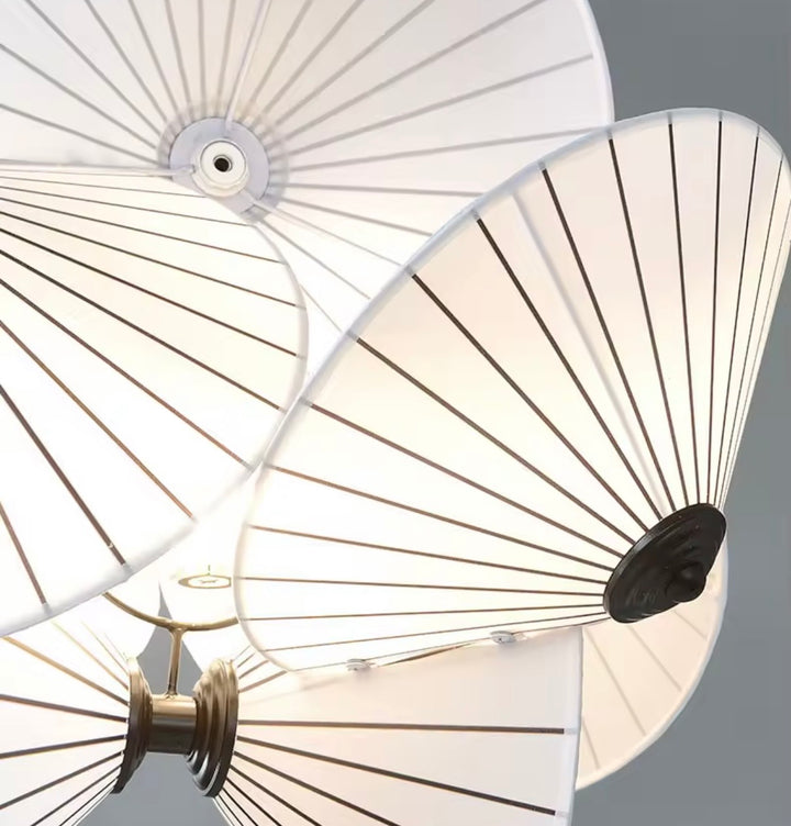 Lustra de design alb cu negru Seray